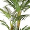 6ft. Artificial Areca Palm Tree in White Decorative Pot